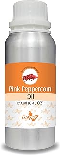 Crysalis Pink Peppercorn (Schinus Molle) Oil | 100% Pure &amp; Natural Undiluted Essential Oil Organic Standard | for Hair Care, Skin, Face, | Aromatherapy Oil | 250ML