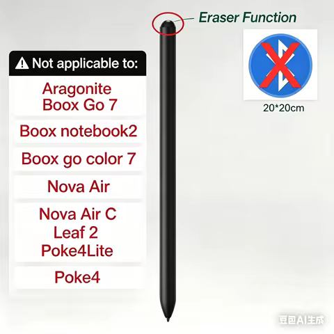 Stylus Pen for BOOX Pen 2/Pen 3 with Eraser for BOOX Compatible with Tablet Note Air 3 C E lnk Table