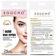 SG Stock Small 12X strips Double Sided Hair Removal Wax Strip Face Hair Remover Cold Wax