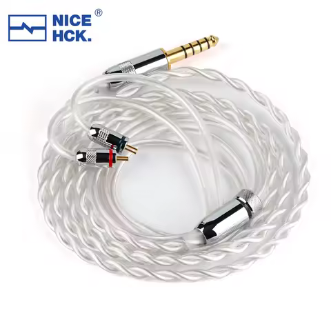 NICEHCK F1 Pro Original Cable OCC and Silver Plated Mixed Cable 4.4mm & 3.5mm Plug 0.78mm 2pin for C