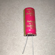 ELCO RUBYCON 6800uF 50v ORIGINAL RED / CAPASITOR ELCO RUBYCON MERAH