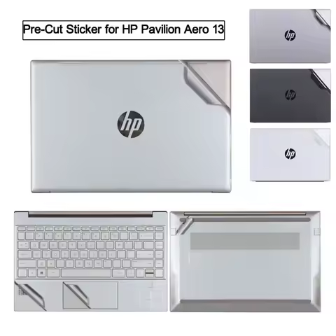 Pre-Cut Anti Fingerprint Laptop Vinyl Sticker Skin Cover for HP Pavilion Aero 13 13-be 13-bg X360 13