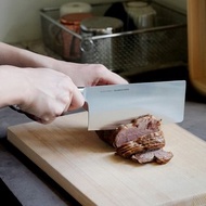 日本霜山 一體成形全鋼中式片刀-30cm