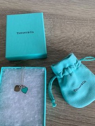 Tiffany&amp;CO 雙心項鍊