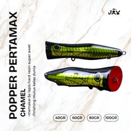 JAV Popper Wooden Handmade CHAMEL Hard Resin 40-100g | Casting GT Tuna Mackerel Top Water Sea