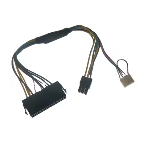 ATX PSU Power Supply Cable 24P To 6P 6-Pin Male Mini 6Pin Connector for HP ProDesk 600 G1 600G1 800G
