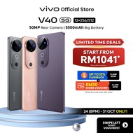 vivo V40 5G ZEISS Multifocal Portrait, 50MP ZEISS all camera AI Aura Light, AI Erase, IP68+IP69 5500