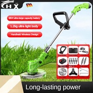 ZHXX HOME Electric lawn mower rechargeable grass cutter heavy duty cordless lawn mower garden trimming tool lawn trimmer portable