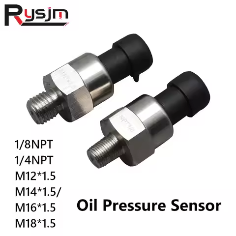 Universal Car oil pressure sensor Fit for 12v/24v Auto Car Trucks 1/8NPT 1/4NPT M12*1.5 / M14*1.5/ M