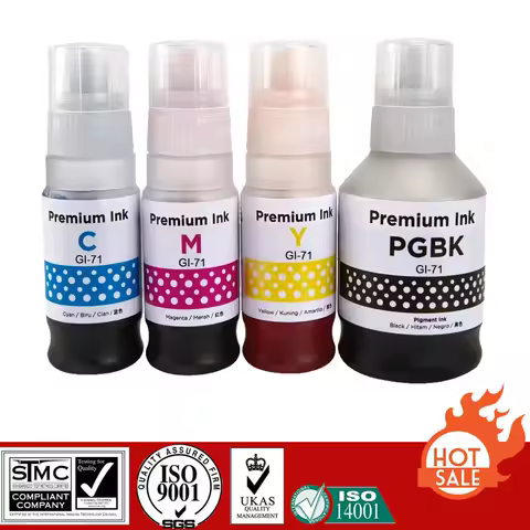 Compatible Refill Ink For GI-71 GI71, For CANON PIXMA G1020/G1730/G1737/G2020/G2021/G2060/G2730/G277