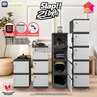 KINGDOM SLAP LEMARI PAKAIAN MINIMALIS KINGDOM SLAP PUTIH LEMARI SWING LEMARI PLASTIK