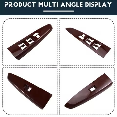 ABIF-1Pair Front Door Window Switch Bezel Trim For Toyota Hilux 05-14 74232-0K020-B0 74231-0K020-B0