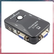(F B S V)KVM Switch 2 Port VGA Switch USB 2.0 KVM Mouse Switcher Keyboard