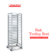 Rak Penyimpanan Roti Trolley Roti 18 Susun Zeppelin