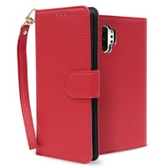 The N Fit Ople壓紋掛繩手帳式手機殼 紅色 iPhone 12 Pro Max
