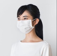 Muji Reusable & Washable Mask 2 Pack/3 Layer Mask (White)|Non-Woven Mask Liner (Set of 100 Sheets)