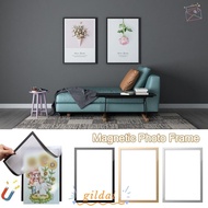 GILDAI Magnetic Photo Frame, Self Adhesive Poster Certificate Artwork Magnetic Picture Frames, Photo
