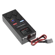 Mini Battery Power Distribution Box 12V DC 15A Max 50A 2 X Anderson 6 X USB 3 X Cig Sockets