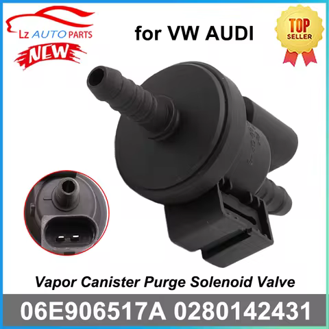 Vapor Canister Purge Solenoid Valve 0280142431 06E906517A for for VW Golf Jetta Passat Beetle Audi A