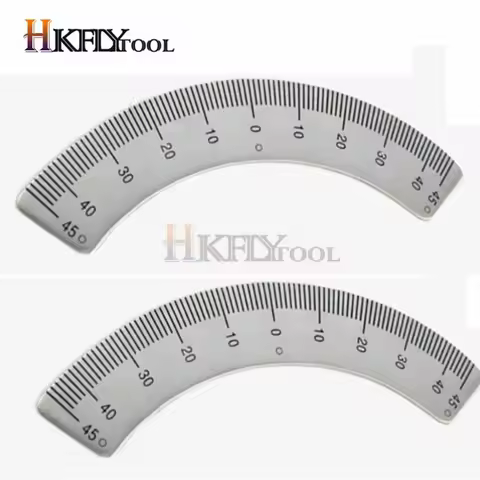 Protractors Milling Machine Part - Angle Plate Scale Ruler 45 Degree Angle Arc Measuring Gauging Too