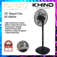 KHIND 16inch Stand Fan SF1663H Kipas Berdiri