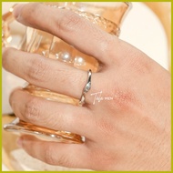 ✉ ➷ ◪ TALA By Kyla Textured Promise Ring with Engraved Initial Plus Gift box set