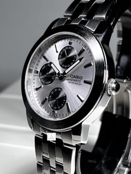 นาฬิกาข้อมือ CASIO รุ่น MTP-1192A-7ADF ตัวเรือนและสายนาฬิกาสแตนเลส หน้าปัดสีเงิน เรียบหรู