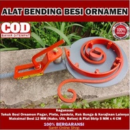 (LANGSUNG READY DAN SIAP KIRIM) (TERBARU) ALAT TEKUK BESI PENEKUK BESI ORNAMEN BENDING NAKO LETER S 