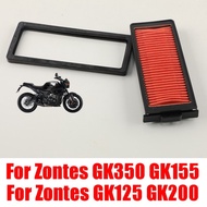 Motorcycle Accessories Air Filter Cleaner For Zontes GK350 GK155 GK125 GK200 GK 350 155 125 GK 200 3