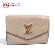 LOUIS VUITTONRFIC LV 標誌 Portefeuille 鎖扣迷你三折錢包