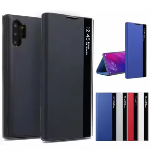 Smart APP Flip Cover For Samsung Galaxy S25 S24 S23 S22 S21 S20 FE Note 20 Ultra S10 S9 Note 10 Plus