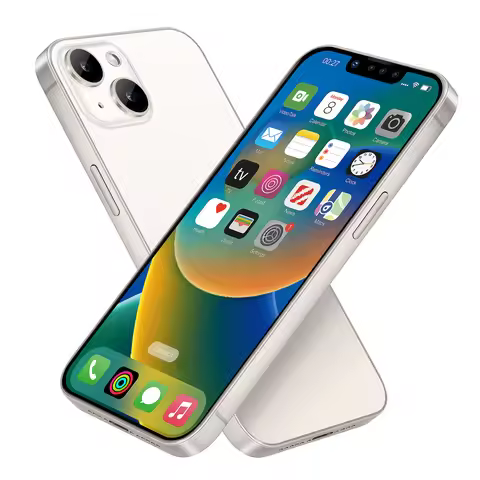 Dummy Fake Phone Model, Looks Like The Real Phone Compatible with Phone 14 White, for Cell Phone Sto