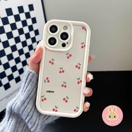 Cute Red Cherry Phone Case For OPPO Find X8 X7 Ultra X6 X5 X3 Pro R17 R15 R15X R11s R11 Fashion Cove