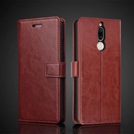 Card Holder Leather Case for Huawei Nova 2i Pu Leather Flip Cover Retro Wallet Phone Bag Fitted Case Business Phone Cover