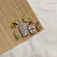 bt21 x japanese food enamel pin