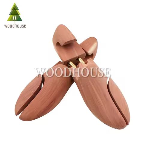 Men's and Women's Twin Tube Adjustable Red Cedar Shoe Tree Wood Shoe Tree