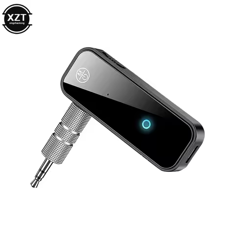 Bluetooth 5.0 Transmitter Receiver 3.5mm Audio AUX Adapter 2 in1 Jack Wireless Adapter For Car Audio