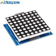 Aideepen DC5V ICSH026A 8*8 Dot Matrix Control Module LED Module Suitable for Arduino Atmega328P Cont