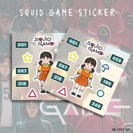 KDRAMA SQUID GAME STICKER KOREAN TUMBLER STICKER/ STICKER/ hp LAPTOP/ DECORATIVE/ AESTHETIC/