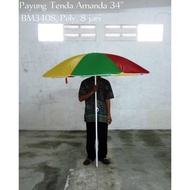 TENDA 36 Inch Beach Umbrella COLOR Cafe Bazaar Tent Umbrella 180 cm