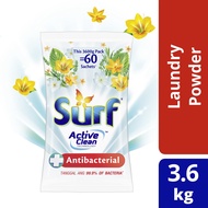 Surf Antibacterial Powder Detergent 3.6kg Pouch