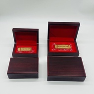Gift Box#金条收纳盒#Gold Bar Storage Box Gold Collection Box Display Box High-End Wooden Box Storage Box 