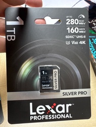 1TB!! 1TB!!【全新】Lexar Professional SILVER PRO 1TB SDXC UHS-II 專業級相機記憶卡 