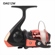 OAG12W Spinning Fishing Reel, Left/Right Interchangeable Handle Pre-spooled Line Spincasting Fishing