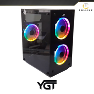 YGT Y288 Glass Case | Tempered Glass Gaming PC/ Desktop Case | High Quality | Collinx Computer