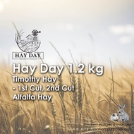 Hay Day 2nd Cut Timothy Hay / Alfalfa Hay 1.2 kg for Rabbits, Guinea Pigs, and Small Animals
