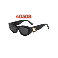 25 New Style 40308 Unique Cat's Eye Trendy Glasses Influencer Street Shooting Female High-End Face S