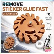 CHERRY Decal Eraser Wheel, Soft Wheel 20mm Car Adhesive Remover,  Rubber Eraser Wheel Glue Remover D