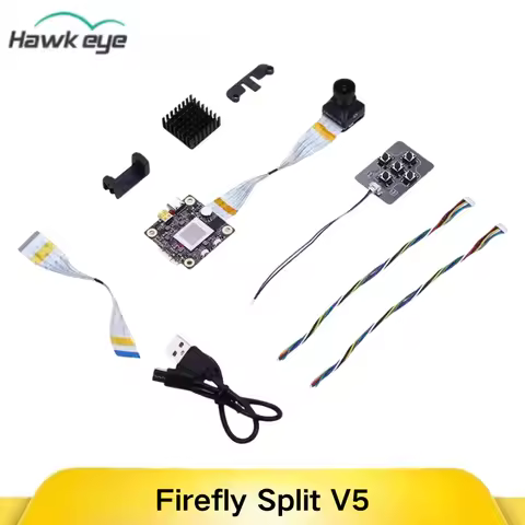 Hawkeye 4K Split V5 FPV Camera IMX415 1080P 100fps EIS Gyroflow 170° FOV Micro HDMI Type-C for RC Ra