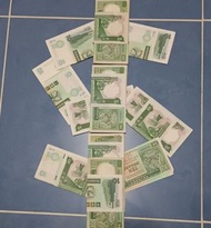 香港10蚊舊鈔（面額加＄12）